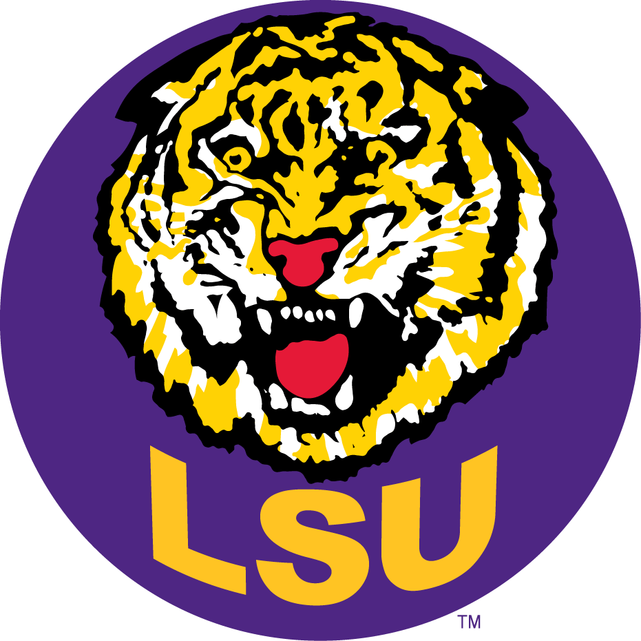 LSU Tigers 1972-1976 Secondary Logo diy DTF decal sticker